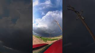 Storm stretching 12 miles high over the Texas Panhandle [upl. by Akihc]