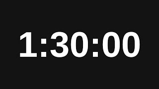 1 Hour 30 Minute Timer  90 Minute Countdown Timer [upl. by Grubb]