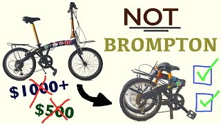 Cheapest Folding Bike  Better than Brompton [upl. by Einimod]