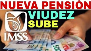 🔥IMSS PENSIÓN POR VIUDEZ 🙏SUBIRÁ EN SEPTIEMBRE💥 QUÉ AUMENTOS TIENE 🎁PENSIONADOS Y JUBILADOS [upl. by Ashwin693]