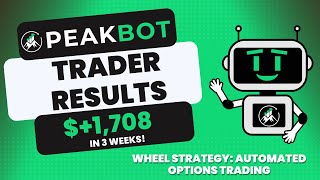 PeakBot Results 1708 Profit in 3 Weeks  Live Look at PeakBot Subscriber Account [upl. by Laucsap]