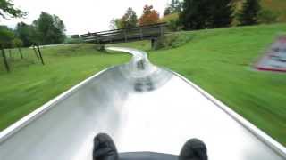 Fastest Alpine Slide Time  Bavaria Germany [upl. by Ennovihc]