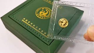 China Panda 1g Gold Coin 🐼 [upl. by Gnod429]