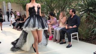 Giambattista Vallis 20172018 haute couture collection in Paris [upl. by Enalb]