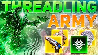 The INFINITE Threadling Army Veritys Brow Broodweaver Build  Destiny 2 Lightfall [upl. by Vokay]