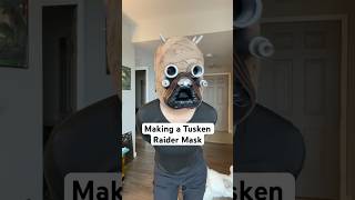 Making a Tusken Raider Mask  Star Wars Cosplay Tutorial shorts starwarscosplay [upl. by Felecia]