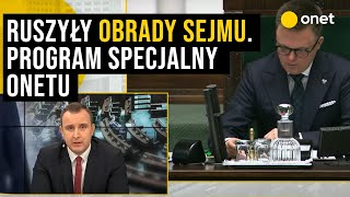 Ruszyły obrady Sejmu Program specjalny Onetu [upl. by Ailee920]