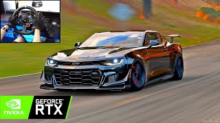 Hennessey Camaro Exorcist  Forza Horizon 5 Steering Wheel  Shifter Gameplay [upl. by Ennyrb]