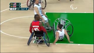 Wheelchair Basketball Ankle Breaker Compilation [upl. by Eeliah]