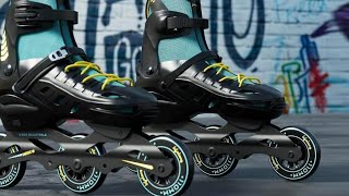 quotUnboxing skating shoesquot roller skating shoes 3 wheel inline skate  Atikshaikh0145 [upl. by Mcclary]