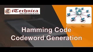 16 Hamming Code Codeword Creation with example [upl. by Hendrick]