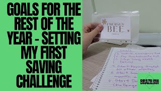 Goals for the rest of the year  Setting my first Saving Challenge [upl. by Siari]