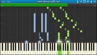 Johann Strauss II  Die Fledermaus Overture piano Synthesia [upl. by Niltiac]