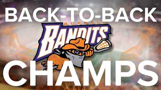 BACKTOBACK Buffalo Bandits repeat as NLL champions [upl. by Morocco]