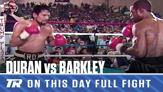 Roberto Durans Legendary Night Against Iran Barkley  FULL FIGHT [upl. by Okramed100]