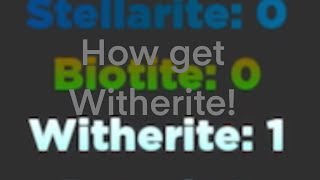 How to get Witherite  Roblox Button Simulator ED [upl. by Alessig]