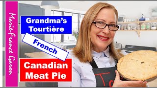 Grandmas Tourtière French Canadian Meat Pie [upl. by Cianca]