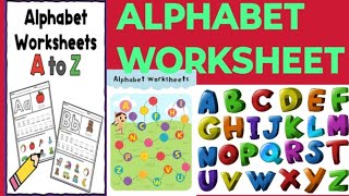 Alphabet worksheet [upl. by Beutler]