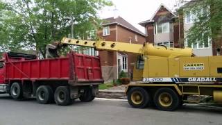 Gradall excavator in action [upl. by Airpac807]