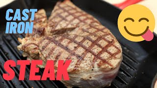 Cast Iron Pan Seated Ribeye Steak Recipe ▶️ Best Steak Recipe For Cast Iron [upl. by Isola]