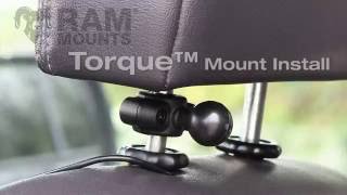 Headrest Tablet Mount  RAM Torque™ Mount Installation [upl. by Macilroy566]