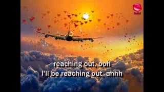 REACHING OUT  Bee Gees Lyrics [upl. by Mittel]