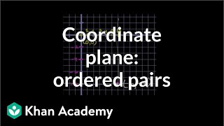 Coordinate plane plot ordered pairs  Negative numbers  6th grade  Khan Academy [upl. by Giliana]