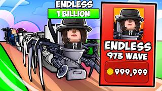 I FINALLY Beat ENDLESS MODE in Toilet Tower Defense [upl. by Akisej731]