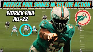 Film Breakdown Patrick Paul GREATLY Exceeded Expectations in Preseason Week 1 Debut [upl. by Eppesuig826]