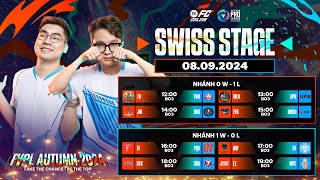 Nhánh 0W  1L 1W  0L SVG STV EZ T4M đối đầu căng thẳng  FVPL Autumn 2024  SWISS Stage 0809 [upl. by Wertheimer500]