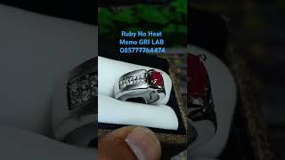 Ruby No Heat Wa085777764474 gemstone ruby [upl. by Nhguavahs352]