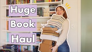 Huge Unboxing Book Haul booktube made me buy it [upl. by Enaej968]