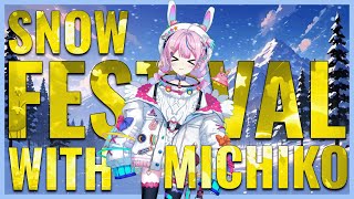 Indian Vtuber Michikos reaction on quotHokkaido snow festivalquot【 waconne  vtuber [upl. by Foley295]