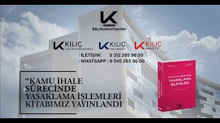 quotKamu İhale Sürecinde Yasaklama İşlemleriquot Kitap Tanıtım Videosu [upl. by Linoel]