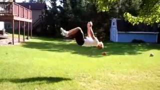 The Worlds First Triple Backflip Off Ground [upl. by Ybloc]