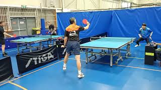 2024 NSW veterans table tennis div 2 Stephen Tai vs Han Phan set two [upl. by Sosanna]