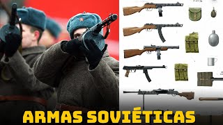 Las Armas Soviéticas de la Segunda Guerra Mundial  Curiosidades Históricas [upl. by Aivyls453]