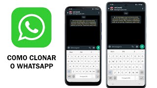 COMO CLONAR O WHATSAPP  NOVO RECURSO [upl. by Ynohtnanhoj305]