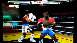 Rocky Legends  Apollo Creed VS Clubber Lang PS2 rockyps2 ps2classic [upl. by Maddox]