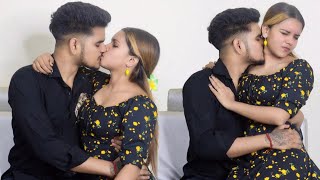 Romantic Prank On My So Much Cute Girlfriend 😍  Real Kissing Prank  Gone Romantic  Ansh Rajput [upl. by Renata428]