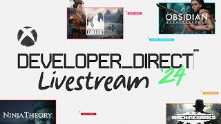 Xbox Developer Direct Livestream 2024  Indiana Jones Senua’s Saga Hellblade 2 amp More [upl. by Yalahs]