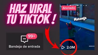 COMO HACER UN TIKTOK VIRAL EN 2022 ✅ [upl. by Hairym]