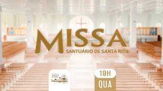 AO VIVO SANTA MISSA  SANTUÁRIO DE SANTA RITA DE CÁSSIA 19H 06032024 [upl. by Matthias548]