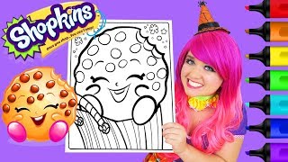 Coloring Shopkins Kooky Cookie Coloring Page Prismacolor Colored Paint Markers  KiMMi THE CLOWN [upl. by Bubb]