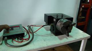 SMW cnc 4th axis rotary table ET 200 mill w controller [upl. by Nnaecarg]