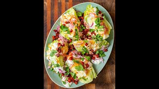 Loaded Wedge Salad with Blue Cheese amp Chorizo [upl. by Eidda]