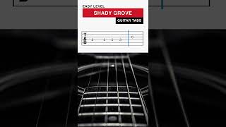 HOW TO Play Shady Grove on Guitar for Beginners Easy TABS shorts [upl. by Drahsar604]