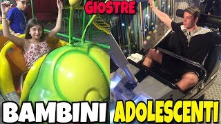 BAMBINI VS ADOLESCENTI ALLE GIOSTRE [upl. by Ardnoyek]