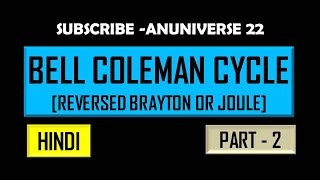 BELL COLEMAN CYCLE  हिन्दी   PART 2  ANUNIVERSE 22 [upl. by Alleras]