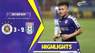 Highlights Hà Nội FC vs Altyn Asyr 32  Quang Hải Lập 2 Siêu Phẩm Đẳng Cấp Thế Giới [upl. by Paten]